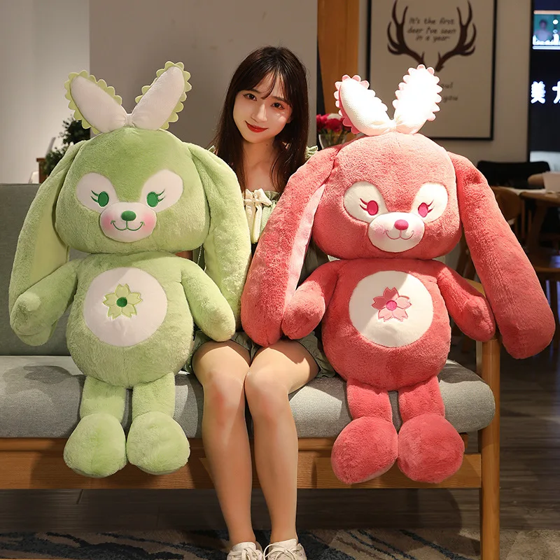 

90CM Cute Bunny Doll Plush Toy Baby Soothing Rabbit Doll With Sleeping Doll Plush Toy Stuffed Animals Kids Plushie Doll Toy