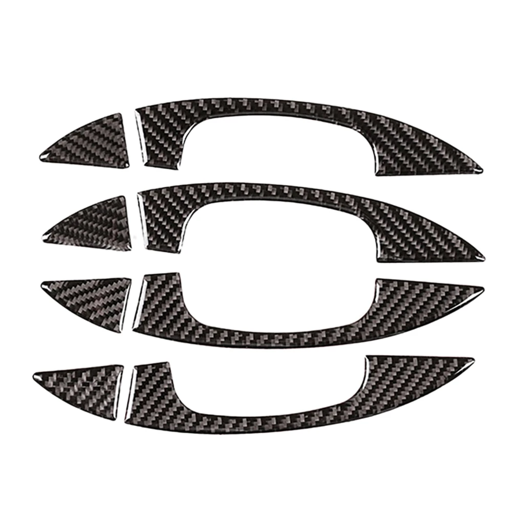 

Car Soft Carbon Fiber Outside Door Handle Cover Trim for Touareg 2011-2018