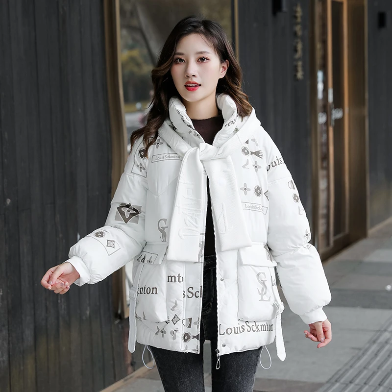 Down Cotton Clothes Women 2023 Winter New Warm Slim Jacket Short Women Coat Cotton