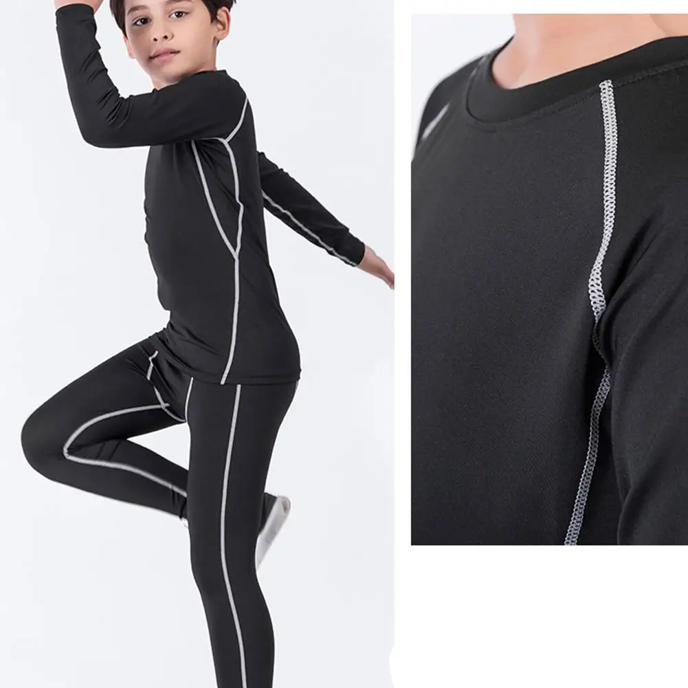 Спортивный костюм детский из 2 предметов компрессионный спортивный для