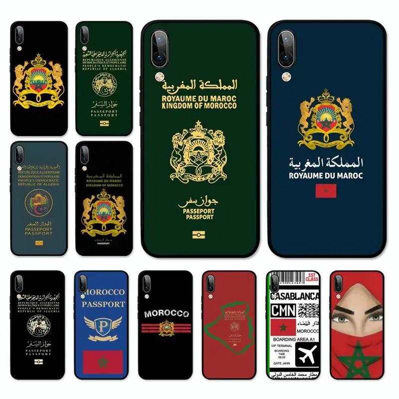 

Morocco Flag Passport Phone Case For Oppo A9 A7 A3s A1k Realme 6 5 Pro C3 Reno 2 Z Vivo Y91 C Y81 Y67 Y51 Y17 Cover