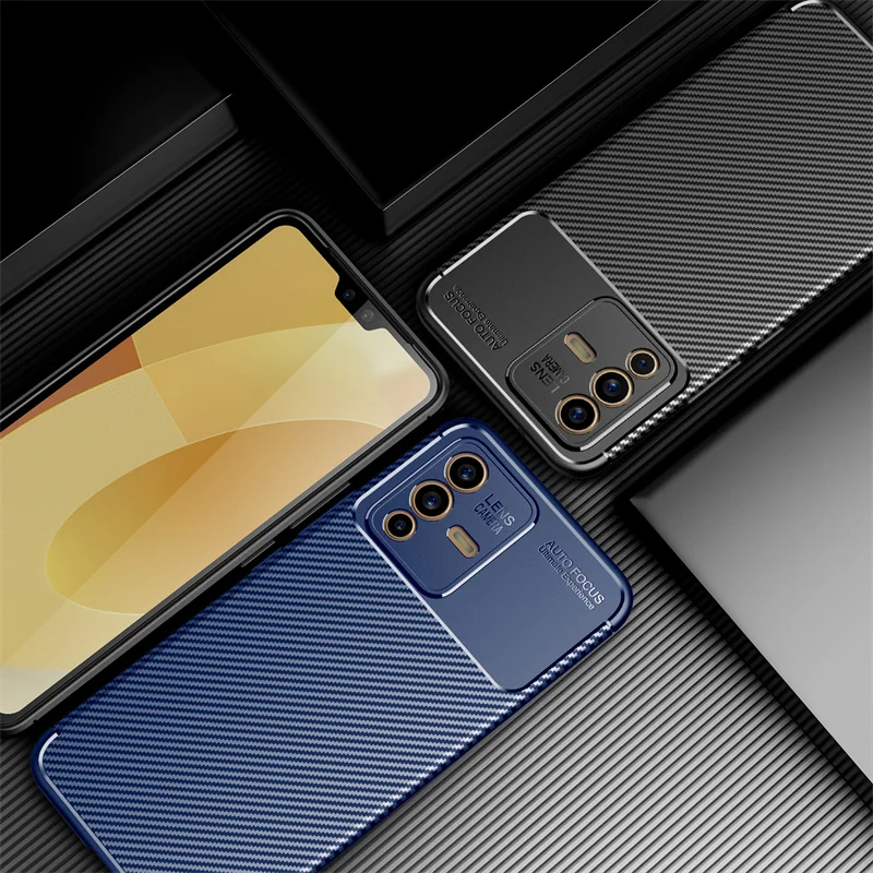 For Vivo V23 5G Cover Case For Vivo V23 V23E Coque Shell Funda Soft Silicone Protective Business Back Bumper For Vivo V23