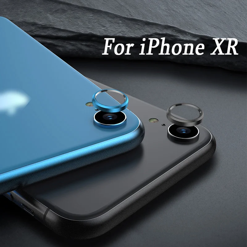 

Rear Lens Protective Circle Ring Bumper Cover Aluminum Alloy back Camera Screen Protector Metal for iphone XR Lens Accessories