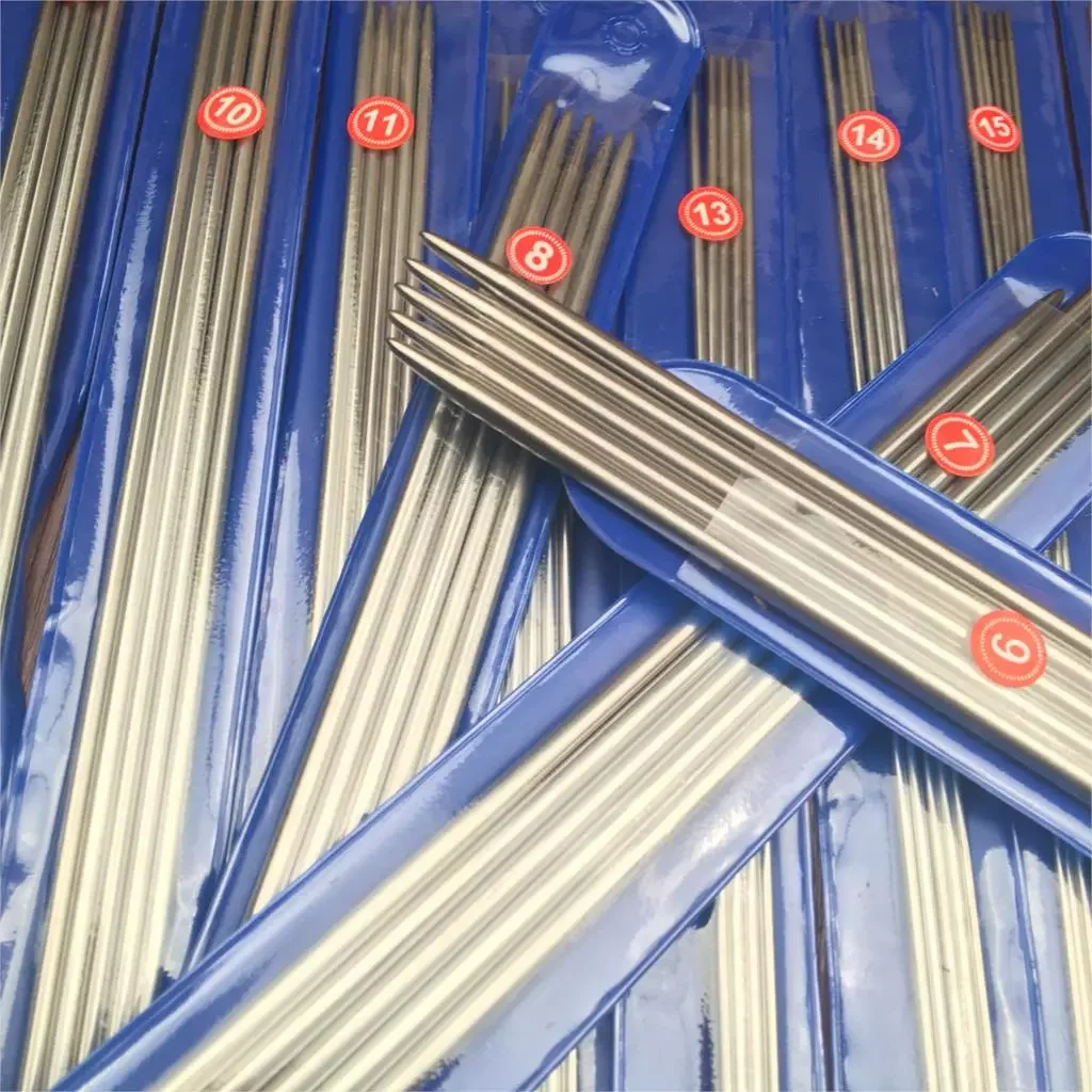 

35 pcs 2.0mm-5.0mm 7size /SET 25cm/35cm stainless steel Straight knitting needles crochet hooks knitting needles set Size