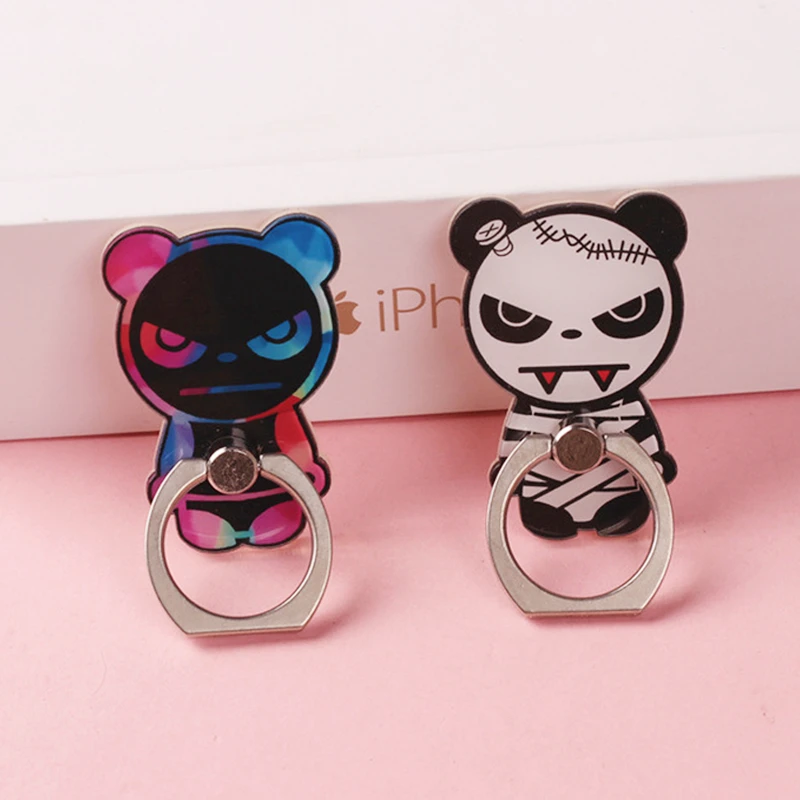 Кольцо-пряжка для мобильного телефона с мультяшным медведем уткой |