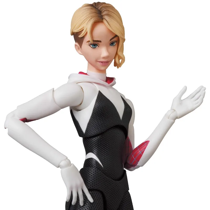 

Игрушка Medicom MAFEX Человек-паук: в паук-клетка паук-ветчина-Гвен Аниме Фигурка Модель сборная экшн-игрушка