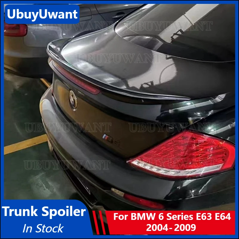 

Spoiler For BMW 6 Series E63 And E64 Convertible Not For E64 04-09 Carbon Fiber Material Tail Wing Rear Tail Wing Car Styling