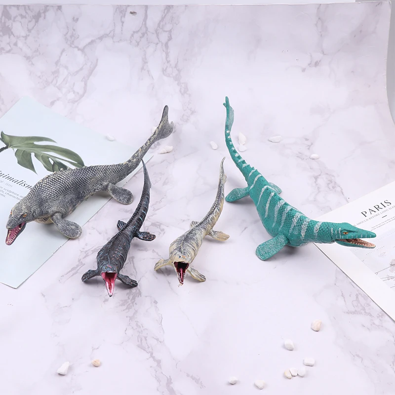 

Реалистичные фигурки динозавров, Реалистичные Модели Динозавров мосазавра, игрушечные фигурки для коллекционеров, украшение, детская игру...