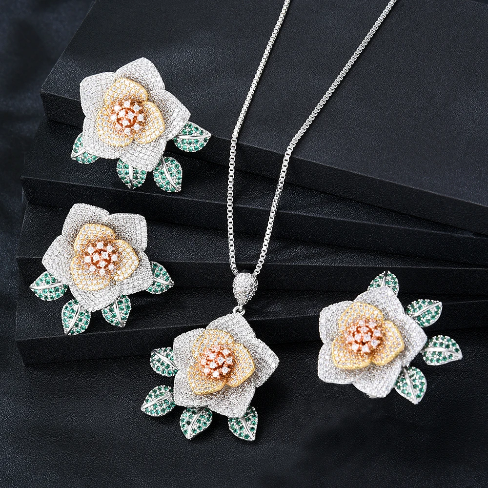 

Missvikki ожерелье с блестками известного бренда роскошные африканские Дубаи Ювелирные наборы для женщин вечерние Циркон Свадебный комплект ювелирных изделий для невесты