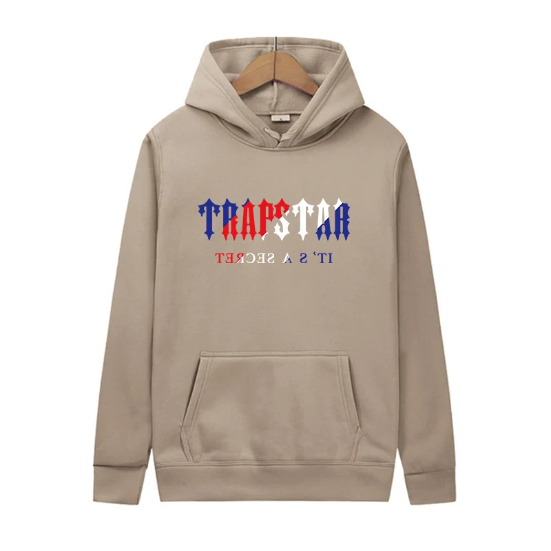 

Hot sale Trapstar Brand Printed 2023 Spring New Hooded Hoodies Men Solid Basic Sweatshirts Quality Jogger Texture Women Pullover