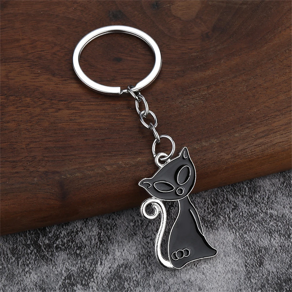 2 шт. брелки для ключей в виде кошки