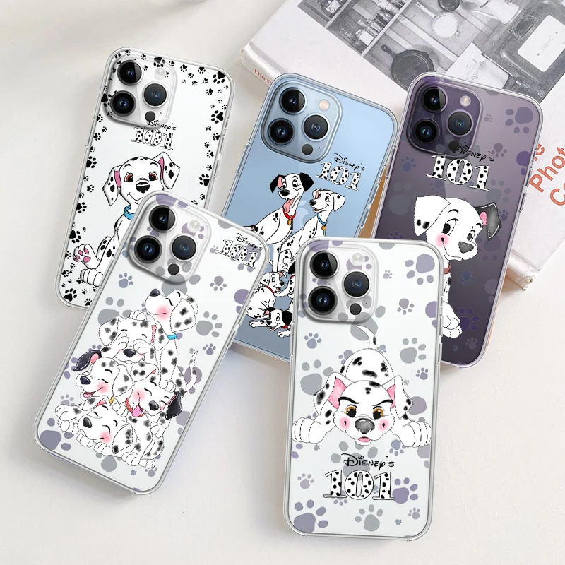 

101 Dalmatians For Apple iPhone 14 13 12 11 Pro Max Mini XS Max X XR 7 8 Plus 5S Silicone Transparent Phone Case Soft Coque Capa