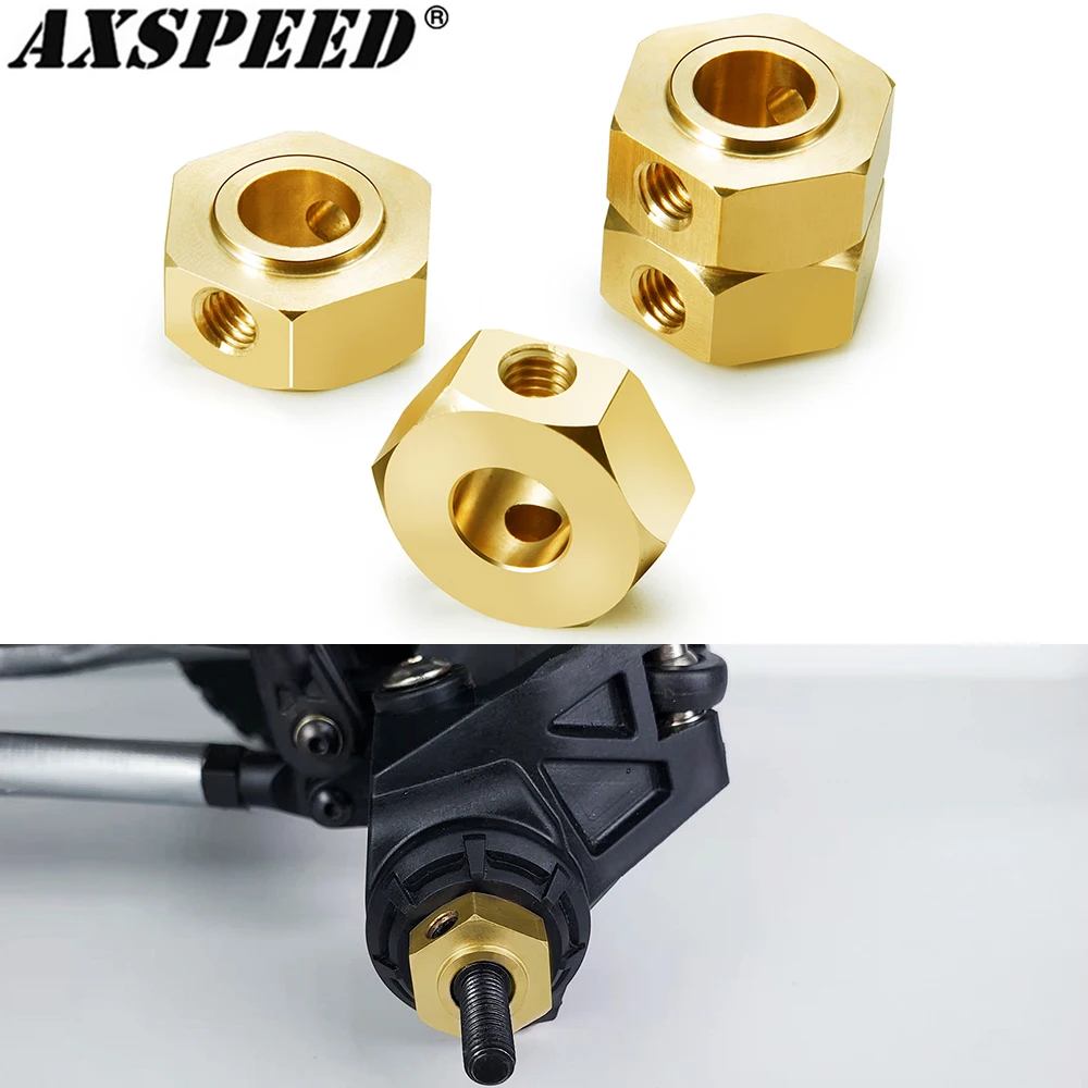 

Латунный Шестигранный адаптер для колес AXSPEED, 4 шт., 17 мм, противовес, комбайнер, соединитель для 1:6 радиоуправляемого гусеничного автомобиля,...