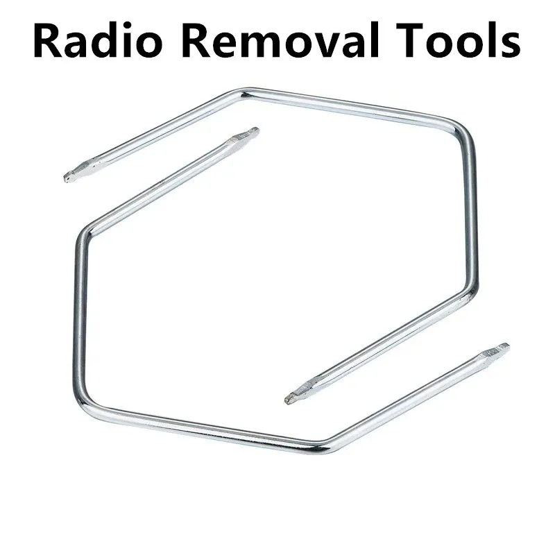 

2PCS/Set Car Removal Keys for MP3 DVD Radio Removal Tool Pins Stereo Head Unit Audio Tools Car Repair Accessories