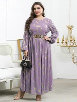 toleen large plus size maxi dresses women elegant evening party 2022 luxury designer long purple sequin festival turkey clothing