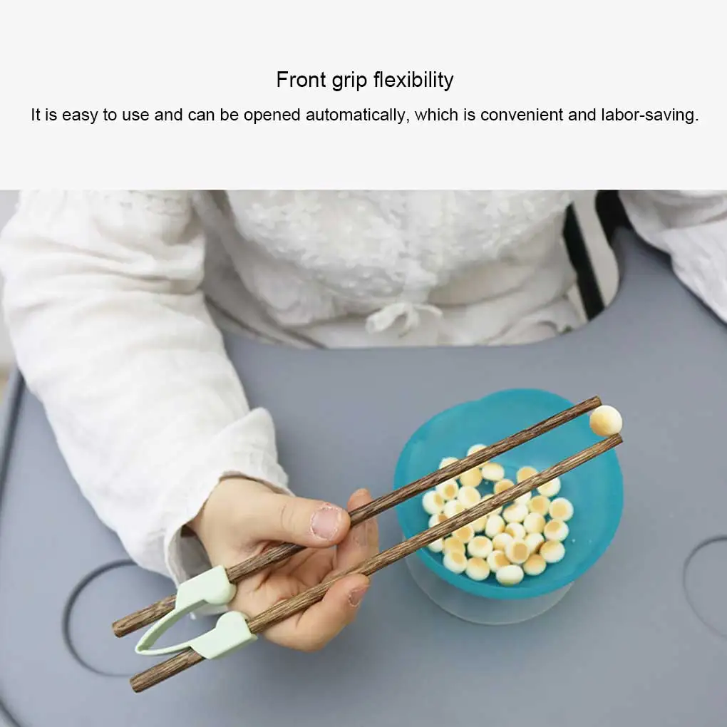 

1 Pair Chopstick Helper Portable Handheld Left Right Training Chopsticks