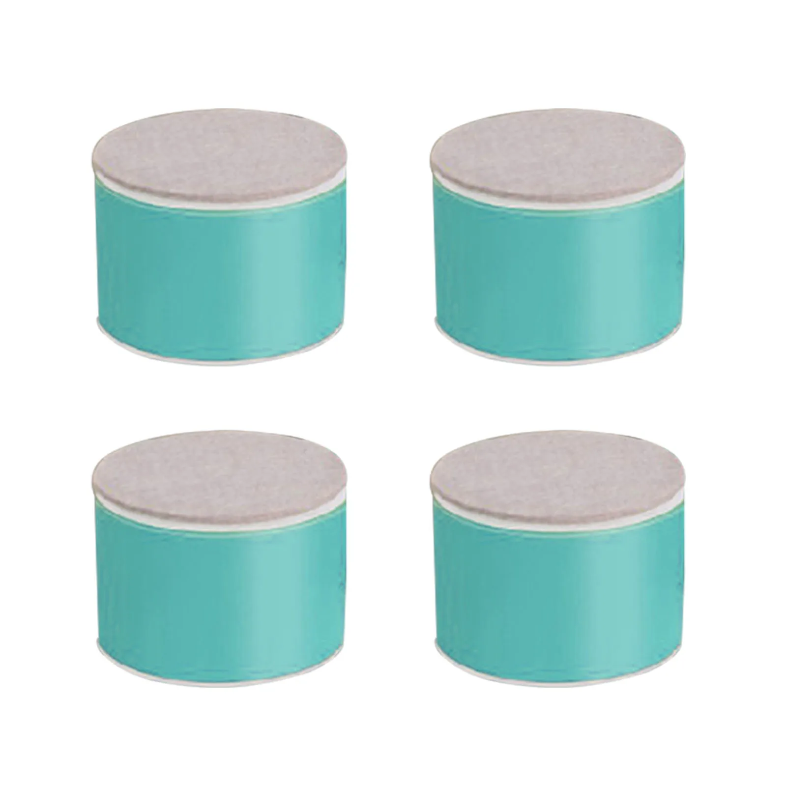 

4pcs Multipurpose Chair Furniture Feet Pads Coffee Table Increase Height Anti Scratch Self Adhesives Carbon Steel Easy Install