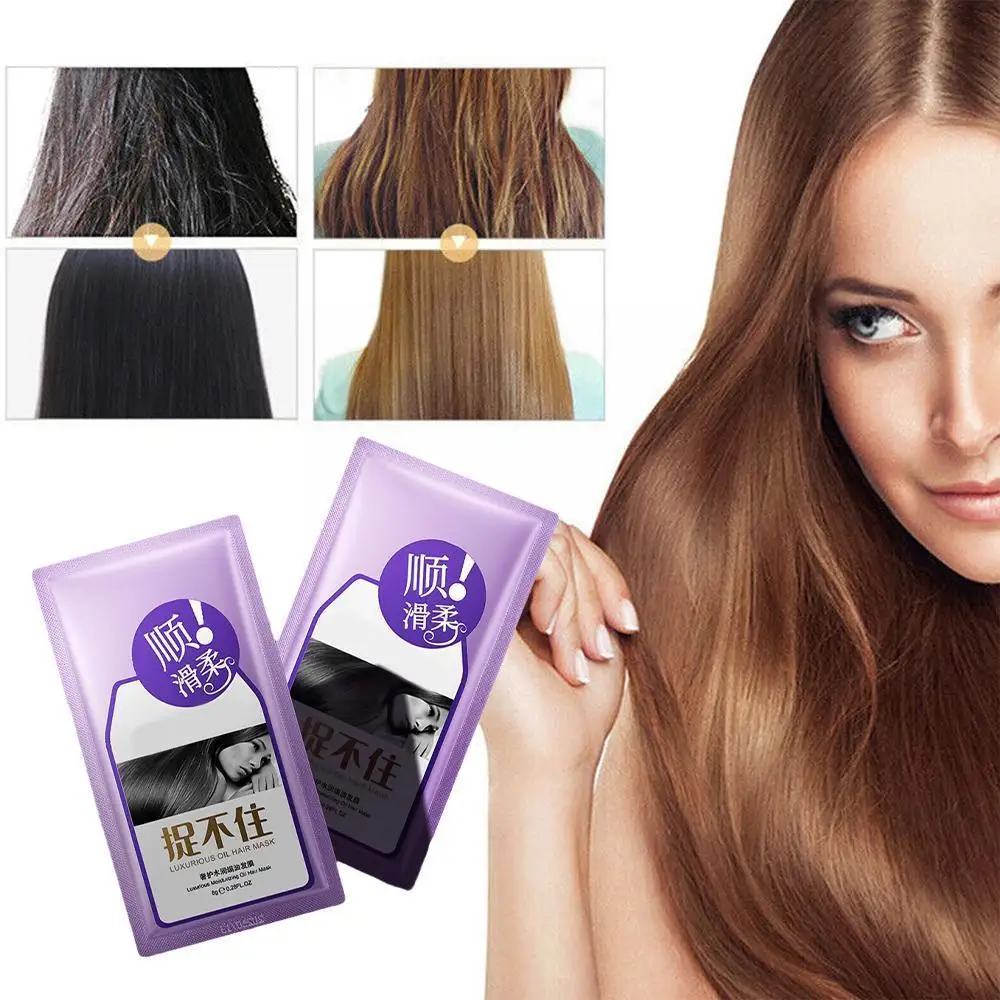 

Keratin Magical Deep Treatment Straightening Hair Mask Nutrition And Restore Smooth Care Soft Damage-repaired P4U4