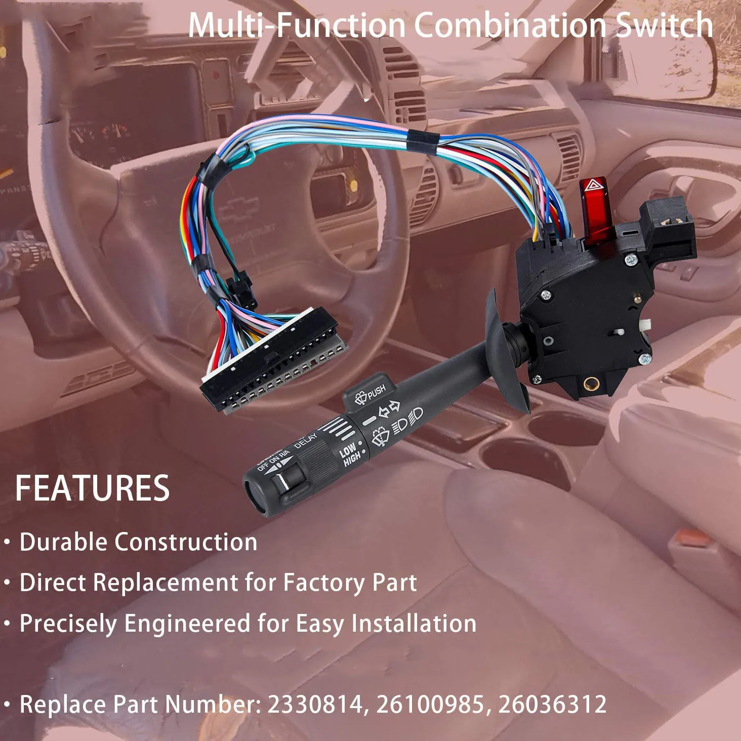 Многофункциональный комбинированный переключатель для Chevy 2330814 26100985 Указатель