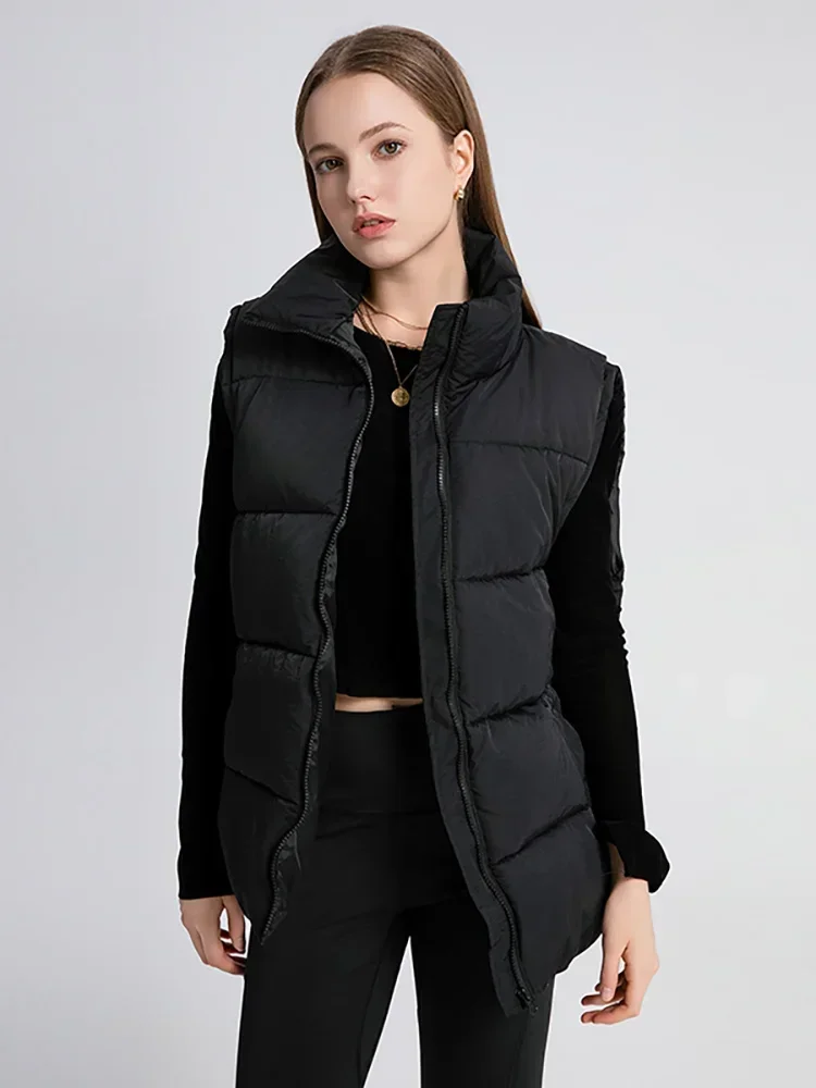 Новинка 2024 зимний жилет с хлопковой подкладкой Женская куртка