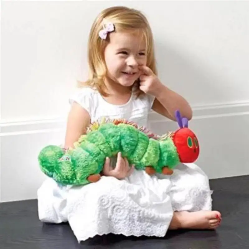 25/40CM Caterpillar Soft Toy Green Soft Cotton Caterpillar Toy Plush Toy Lovely Very Hungry  Creative Gift For Kids Home images - 6