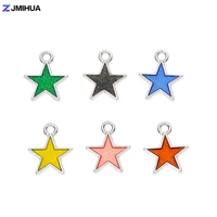 15pcs silver color star charms for jewelry making supplies crafts accessories diy handmade pendants necklaces earrings bracelet