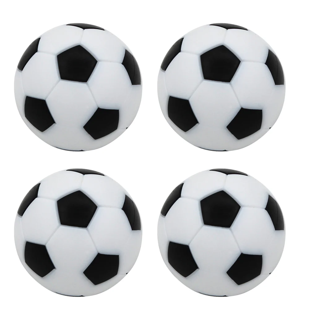

8pcs Table Soccer Foosballs Replacements Black and White Soccer Balls 32mm