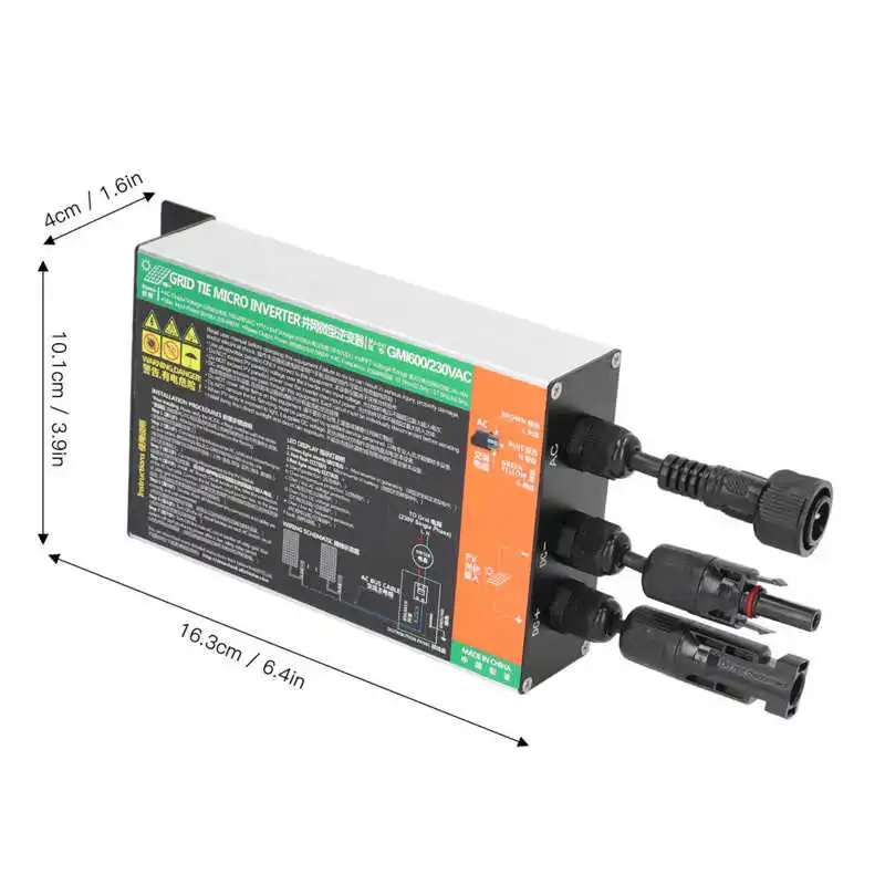 GMI серия 120/150/180/260/300/350/500/600/700W MPPT солнечная сетка микро инвертор для фотоэлемента 50