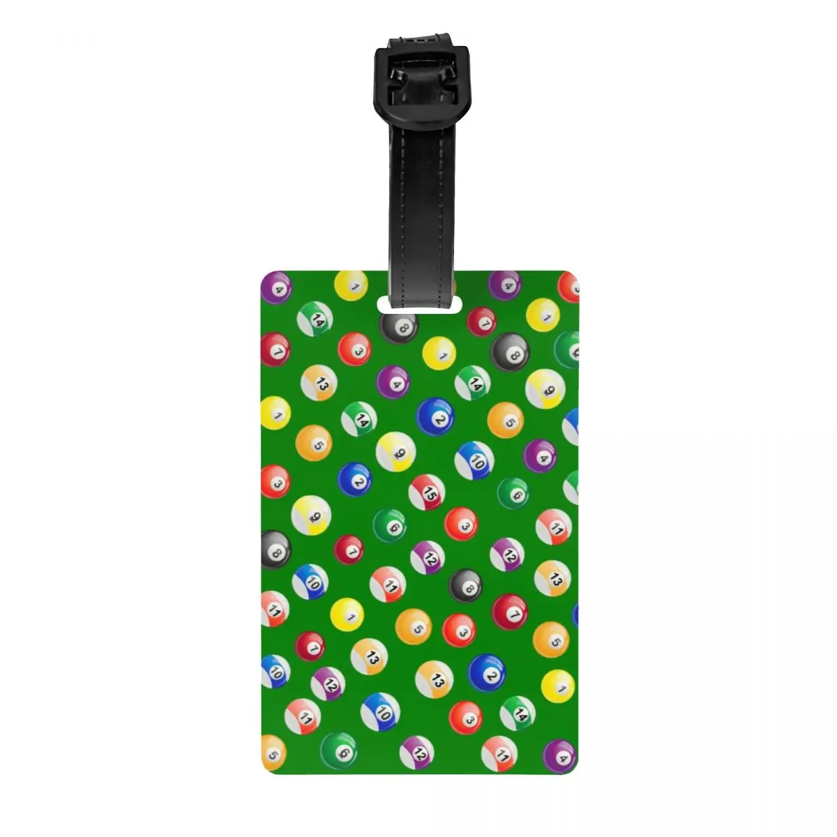 

Бирка для багажа с бильярдными шариками, бирка для чемоданов, игроков в бассейне, личная Обложка, идентификационная бирка