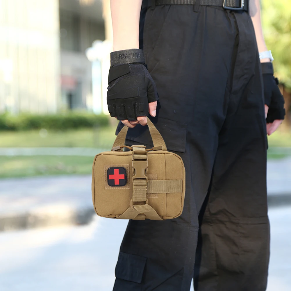 

100D Nylon EDC Tools Pack Portable Survival Tool Pouch Multi Functional Emergency for Camping Running for Sports Hunting