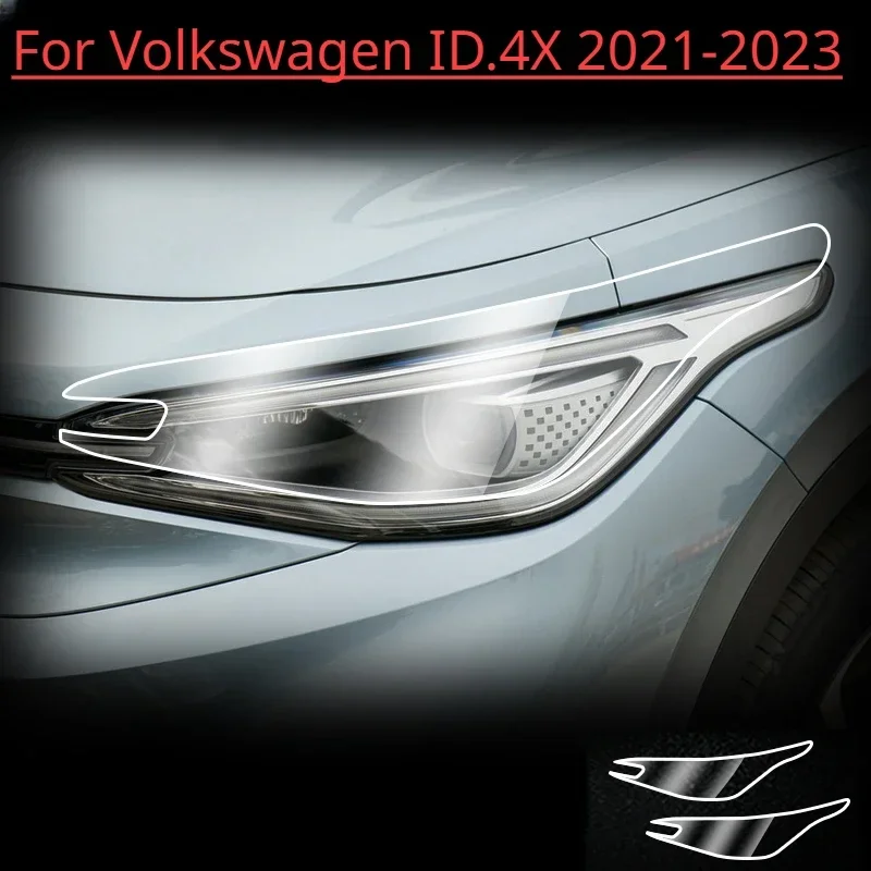 

Для Volkswagen ID.4 X ID.3 ID.6 CROZZ 2021-2023 внешняя фара автомобиля Оформление аксессуары для ремонта от царапин