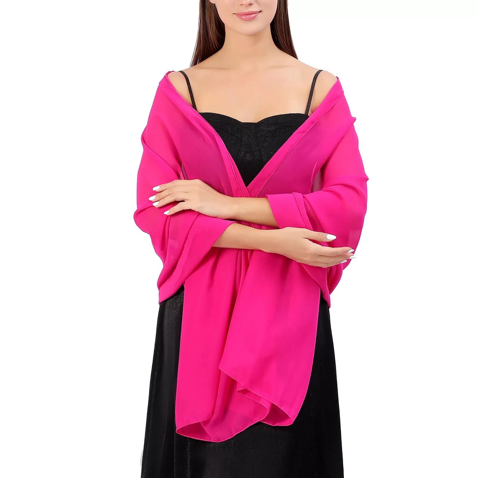 

Women Cover-ups For Swimwear Shawl Silk Scarf Wrap Pashmina For Wedding Evening Party Ceremonies Beach Outfits For Women
