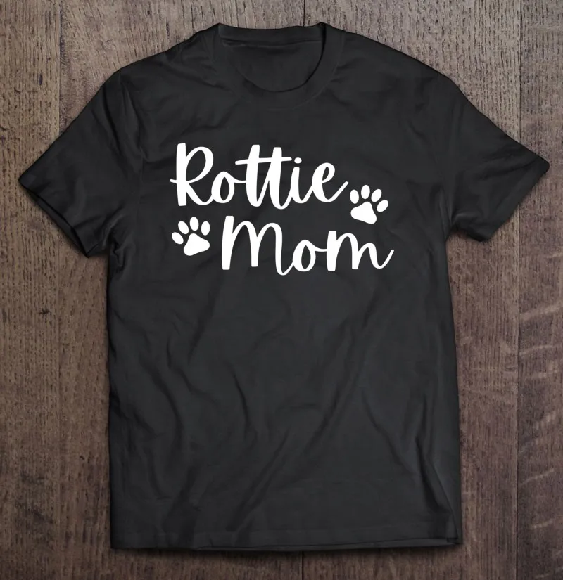 Фото Rottweiler подарки Rottie Mom Breeder владелец Rottie спасательная футболка рубашка для спортзала мужчин женщин Kawaii размера плюс Мужская одежда Топ №1