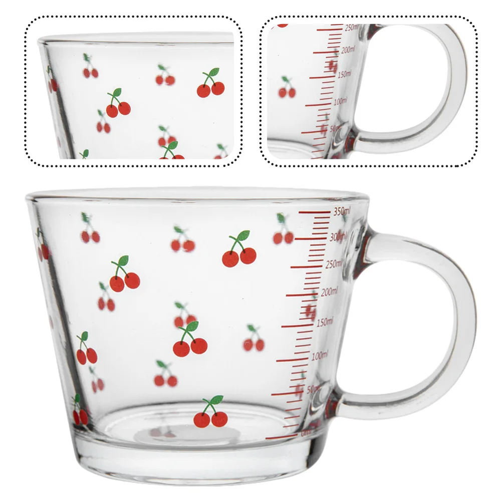 

Creative Breakfast Cup Glass Drinking Cup Water Container Glass Tableware