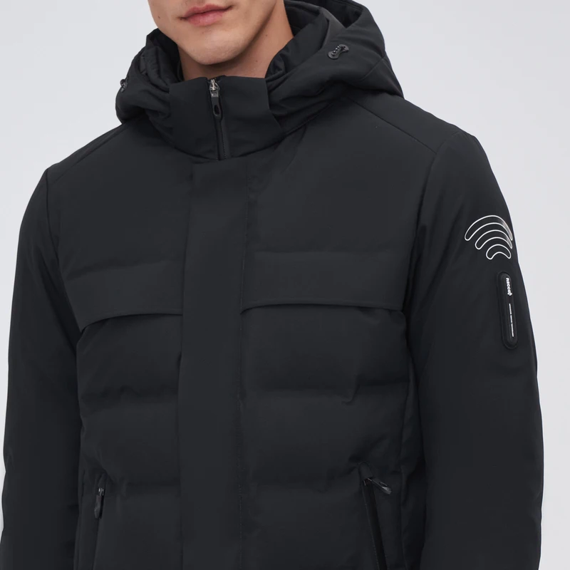 Зимняя пуховая куртка для мужчин BOSIDENG с капюшоном