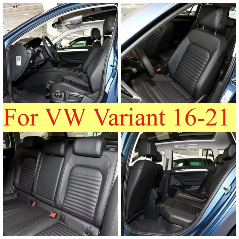 Фото Подходит для Volkswagen Variant 2016-2021. Чехлы на сиденья из веганской кожи для 5 передних сидений. №1