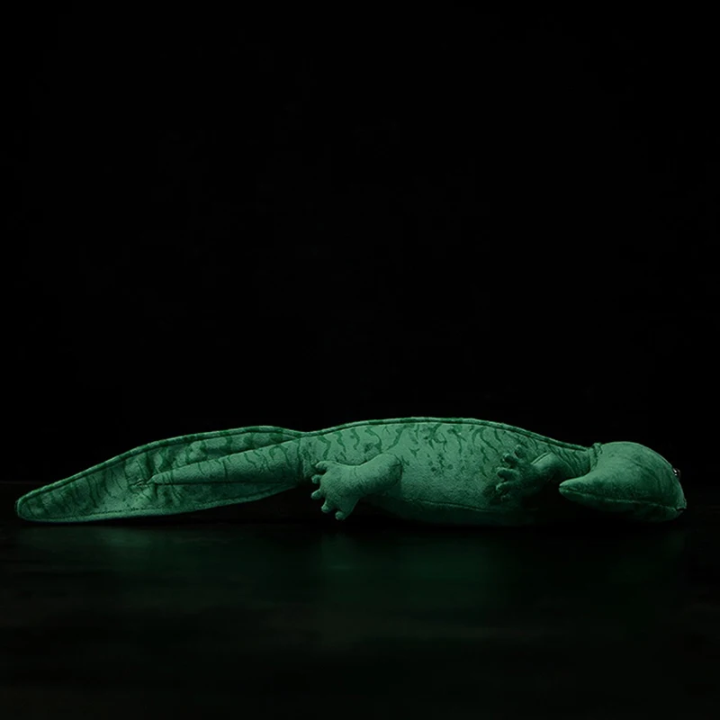 Фото Милая Diplocaulus, мягкая плюшевая игрушка, реалистичная имитация, оригинальная палеонтическая серия, модель животного, кукла, детский подарок Audlt №5