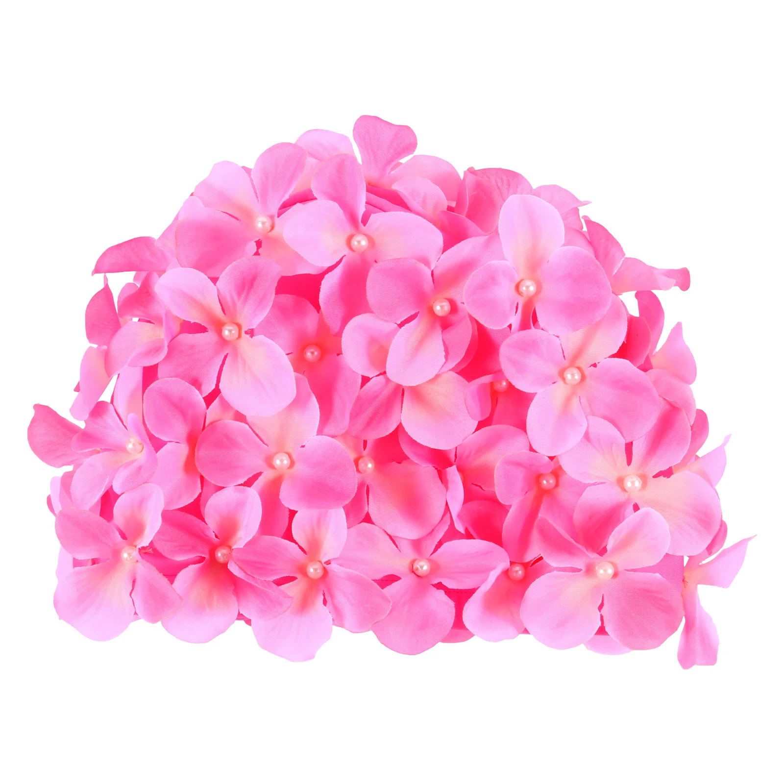 

Flower Swim Cap Floral Swimming Hat Petal Pool Cap Hawaiian Swim Hat Bathing Caps Ear Hair Protection for Swimming
