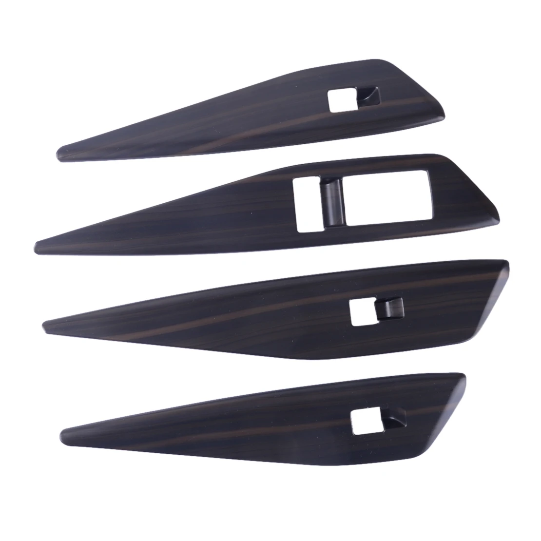 

4Pcs/set Car Window Lift Panel Switch Cover Trim Wood Grain ABS Fit for Volkswagen ID.4 2021-2022 Left Hand Drive