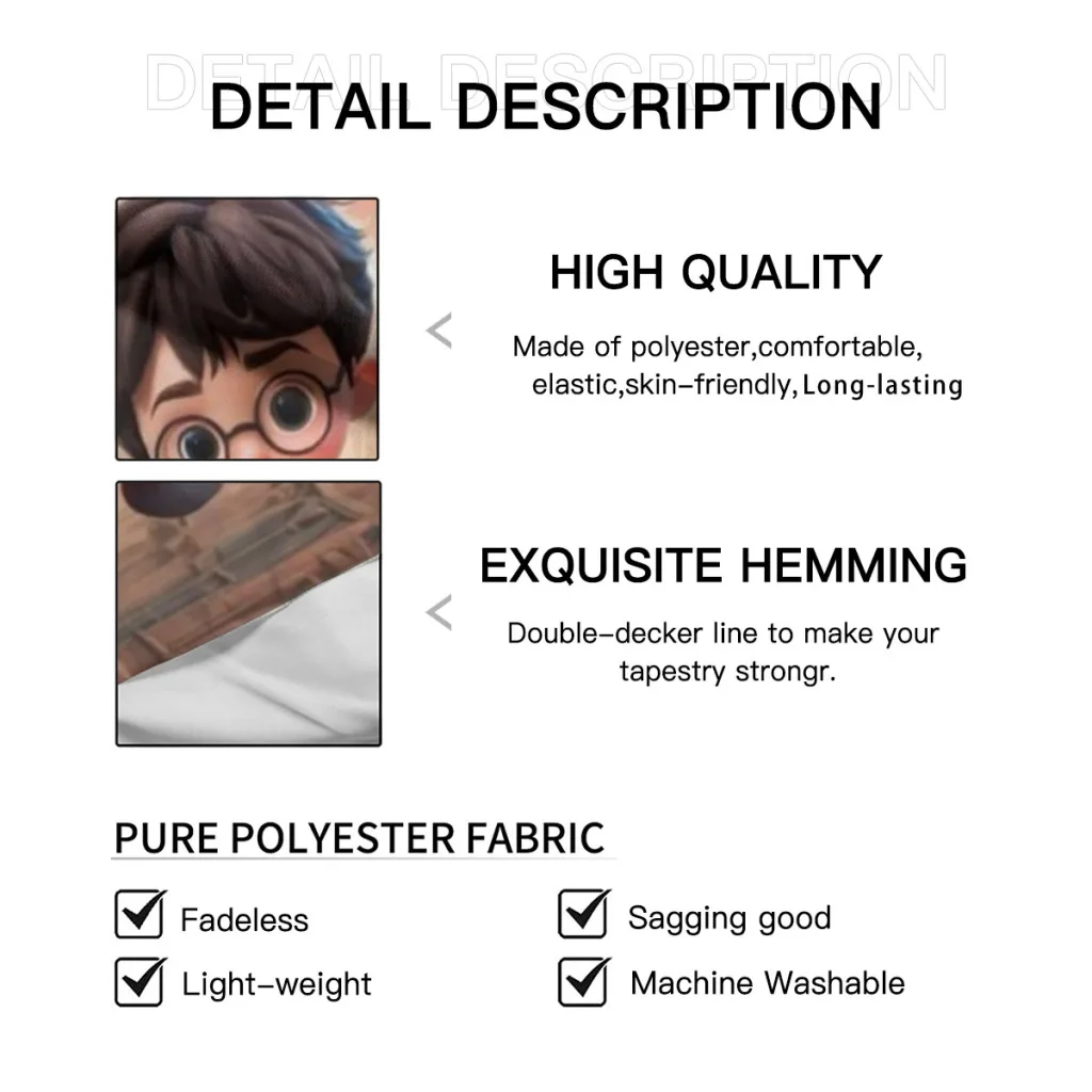 Гобелены Гарри Поттера Предметы украшения комнаты Домашний декор Спальня