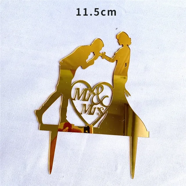 

Золотое акриловое кольцо для торта WOHLTAO