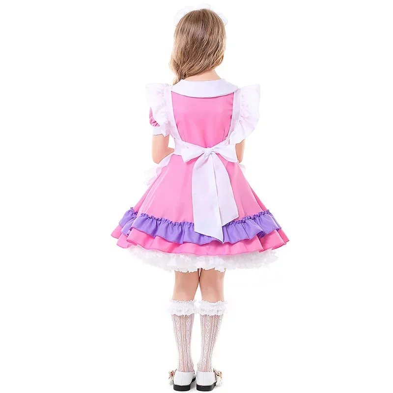 Розовая фиолетовая брошь с кошачьим когтем милая горничная сладкий кот детский