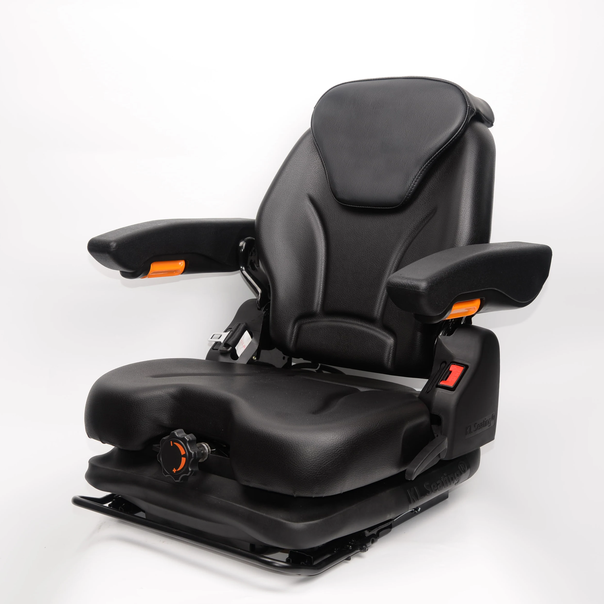 

Lift Truck Seat for Truck,Safe And Comfort Forklift Seat Vinyl Compatible for Toyota, Clark, Cat, Hyster, and Ysle