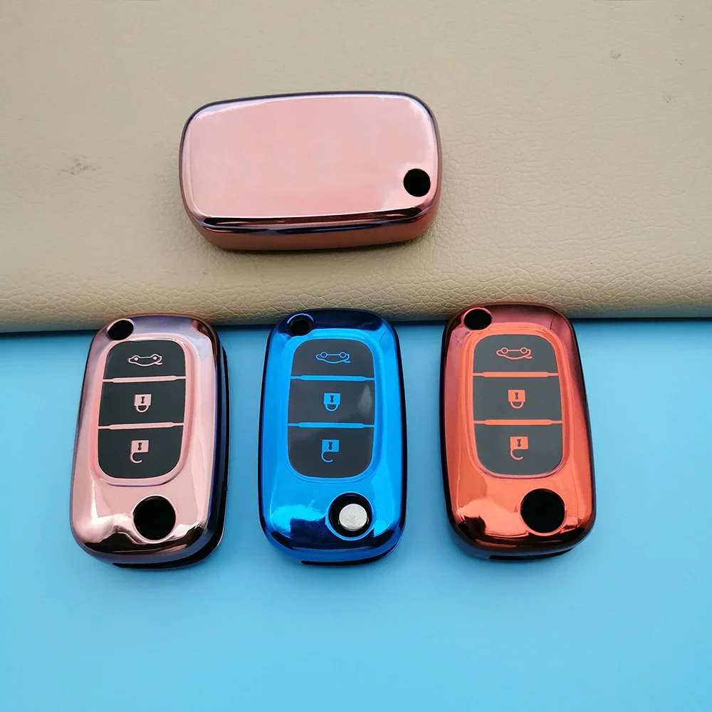 3 кнопки ТПУ для Benz Lada Vesta Granta Xray Kalina Priora Sedan Renault Megane Fluence Clio Accessories