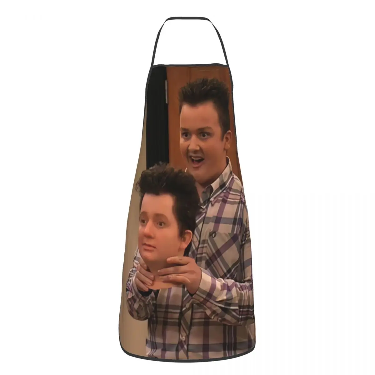 

Funny Gibby Meme Bib Apron Men Women Unisex Kitchen Chef Icarly Noah Munck TV Show Tablier Cuisine for Cooking Baking Painting