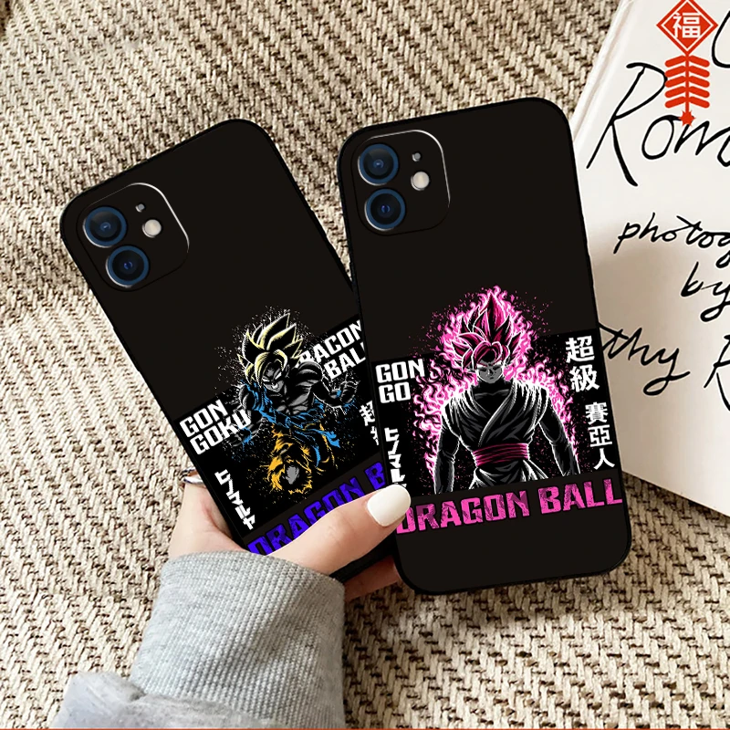 

Dragon Ball Saiyan Phone Case For Funda iPhone 13 12 11 Pro Max Mini X XR XS Max SE 2020 6 6s 7 8 Plus Silicone Cover Coque