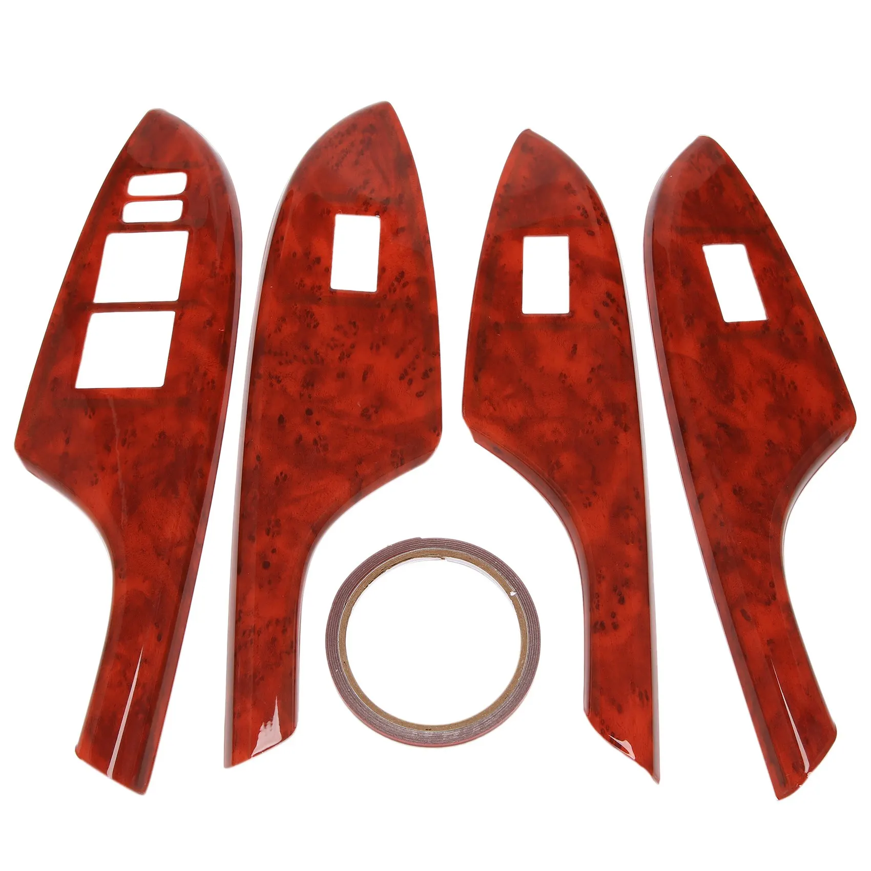 

4Pcs Car Window Switch Panel Door Handle Armrest Trim for TOYOTA Corolla 2007-2013 Window Lift Cover Trim