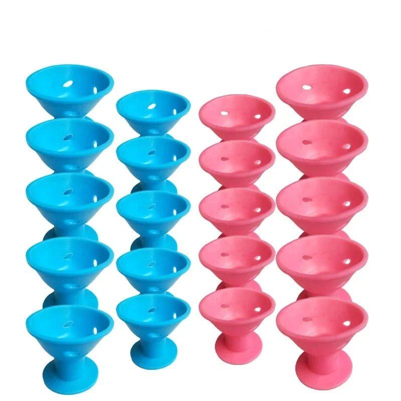 

20pcs Soft Rubber Magic Hair Care Rollers Silicone Hair Curler No Heat No Clip Hair Curling Styling DIY Tool for Curler Hair