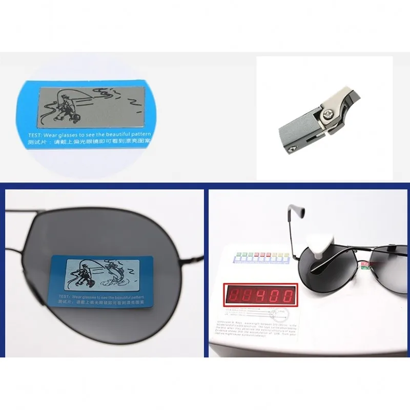 Солнцезащитные очки в винтажной оправе UV400 для мужчин и женщин поляризационные