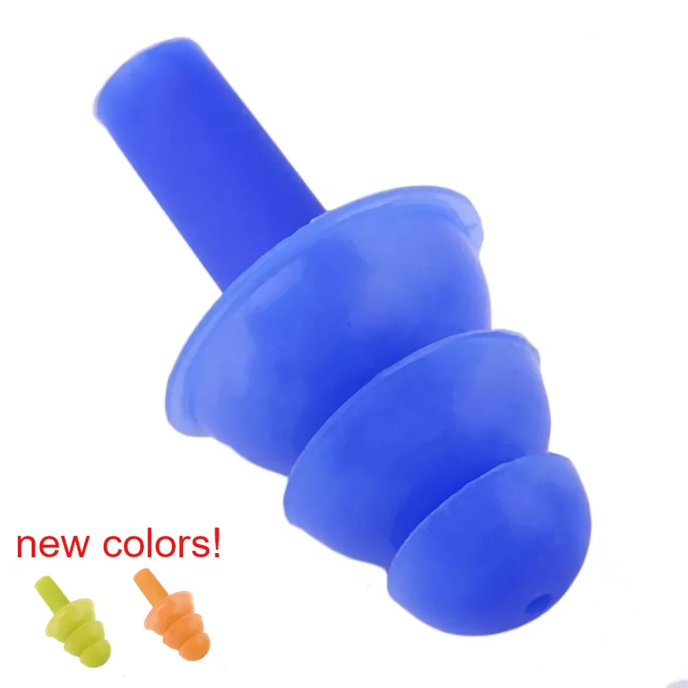 

4Pairs box-packed comfort earplugs noise reduction silicone Soft Ear Plugs Swimming Silicone Earplugs Protective for sleep